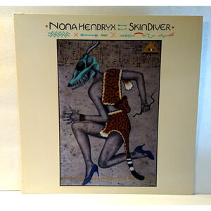 Nona Hendryx Skindiver POSTER Flat Ready To Frame Promo Artwork Tiger Lady 1989